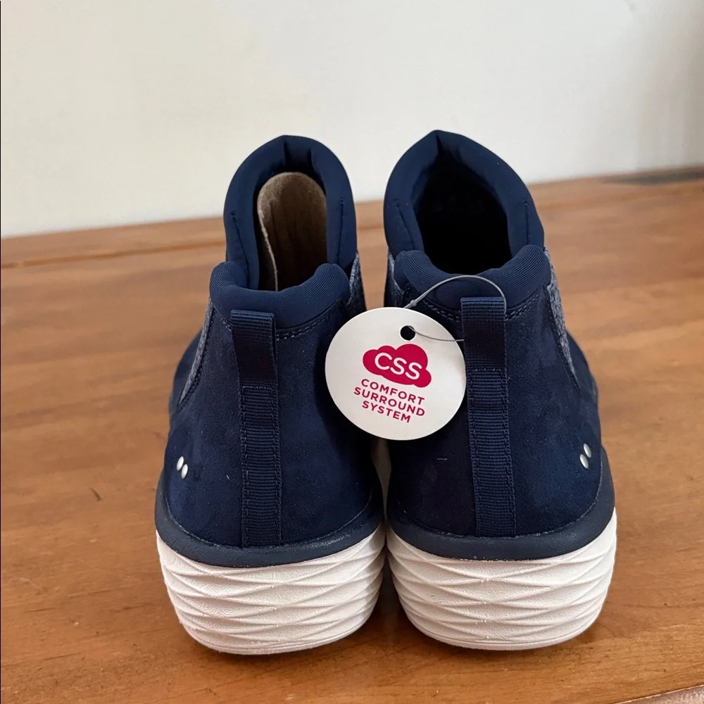 Ryka Women's Navy Niah Ankle Slip-On Wedge Shoes Size 9.5 - Picture 6 of 14
